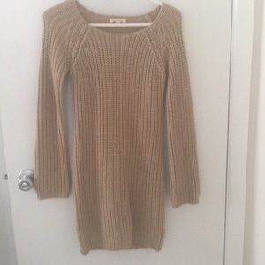 Silence and Noise Cut Out Sweater Dress